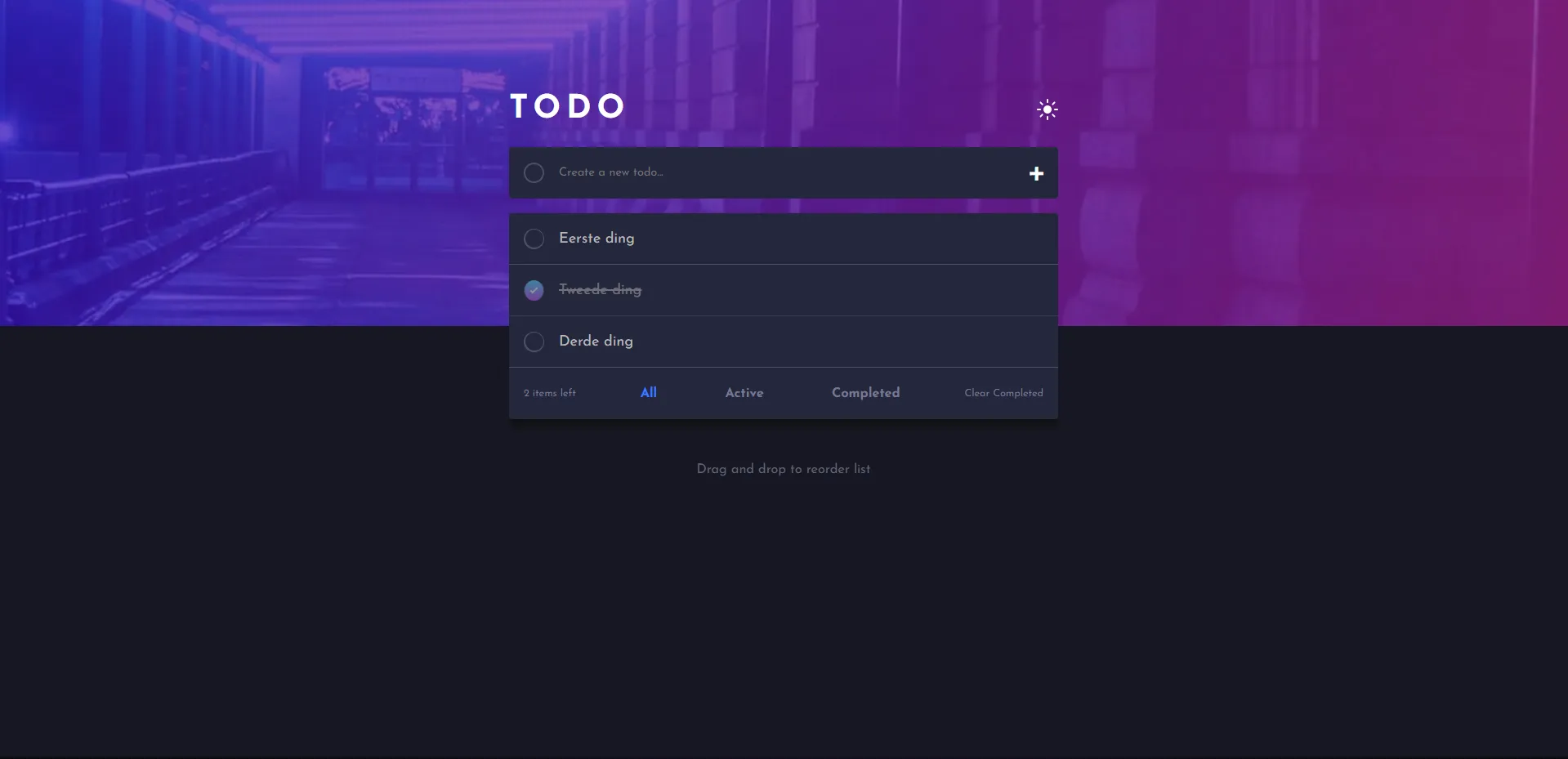 To-Do list